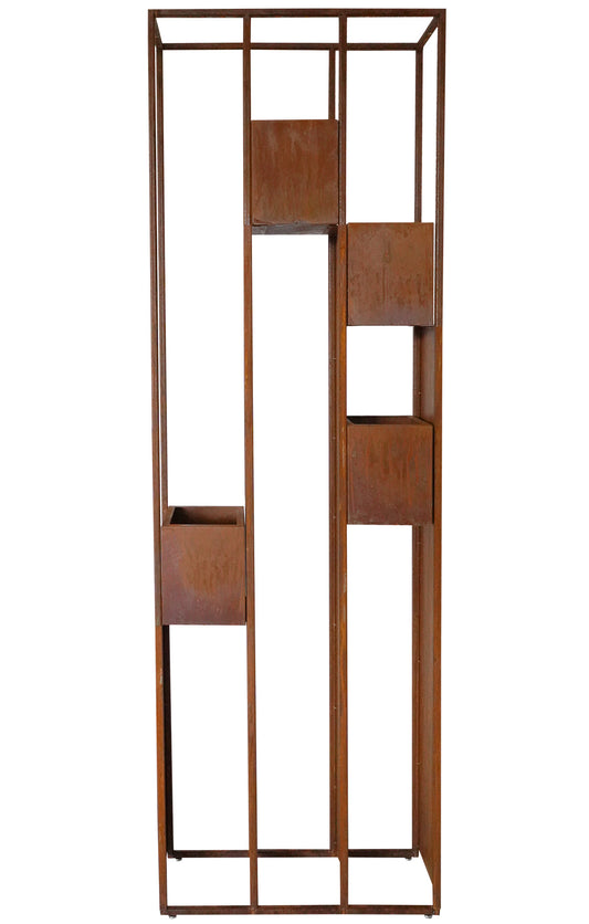 Pflanzregal Lazise, 183 cm, mit 4 Pflanztöpfen