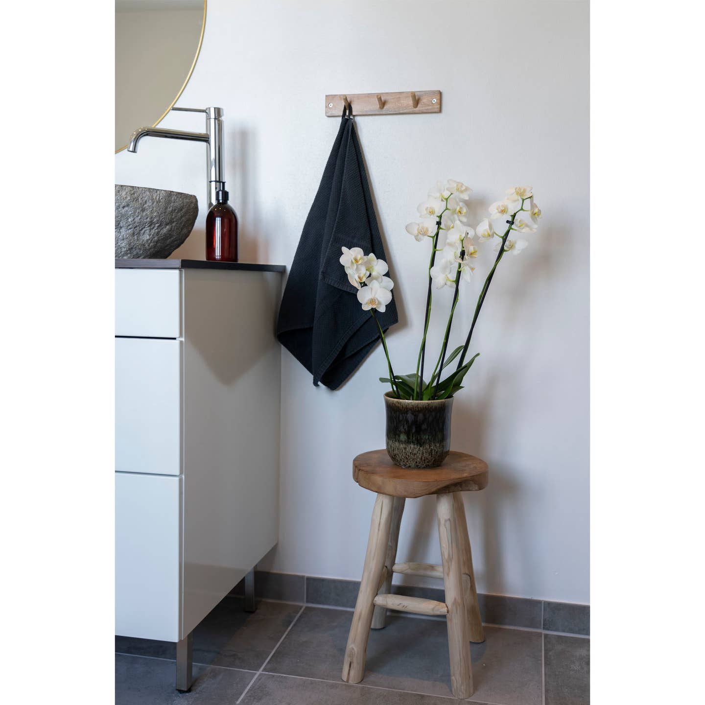 Badia Teak Hocker