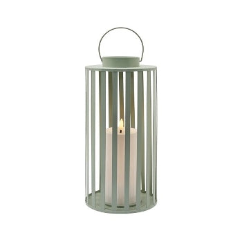 LED-Laternen Lumière in Grün mit Timer – 2er-Set