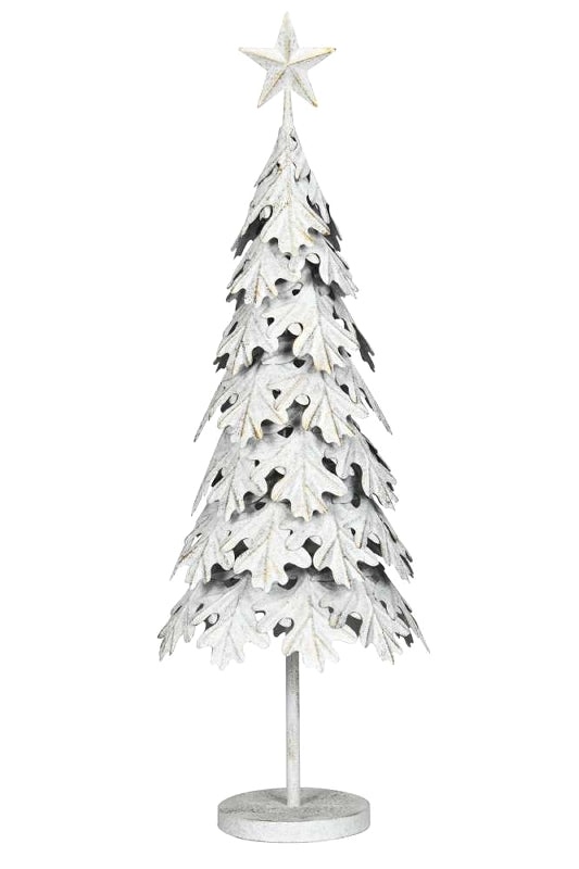 Weihnachtsdeko Baum mit Stern aus Eisen, 77,5 cm groß
