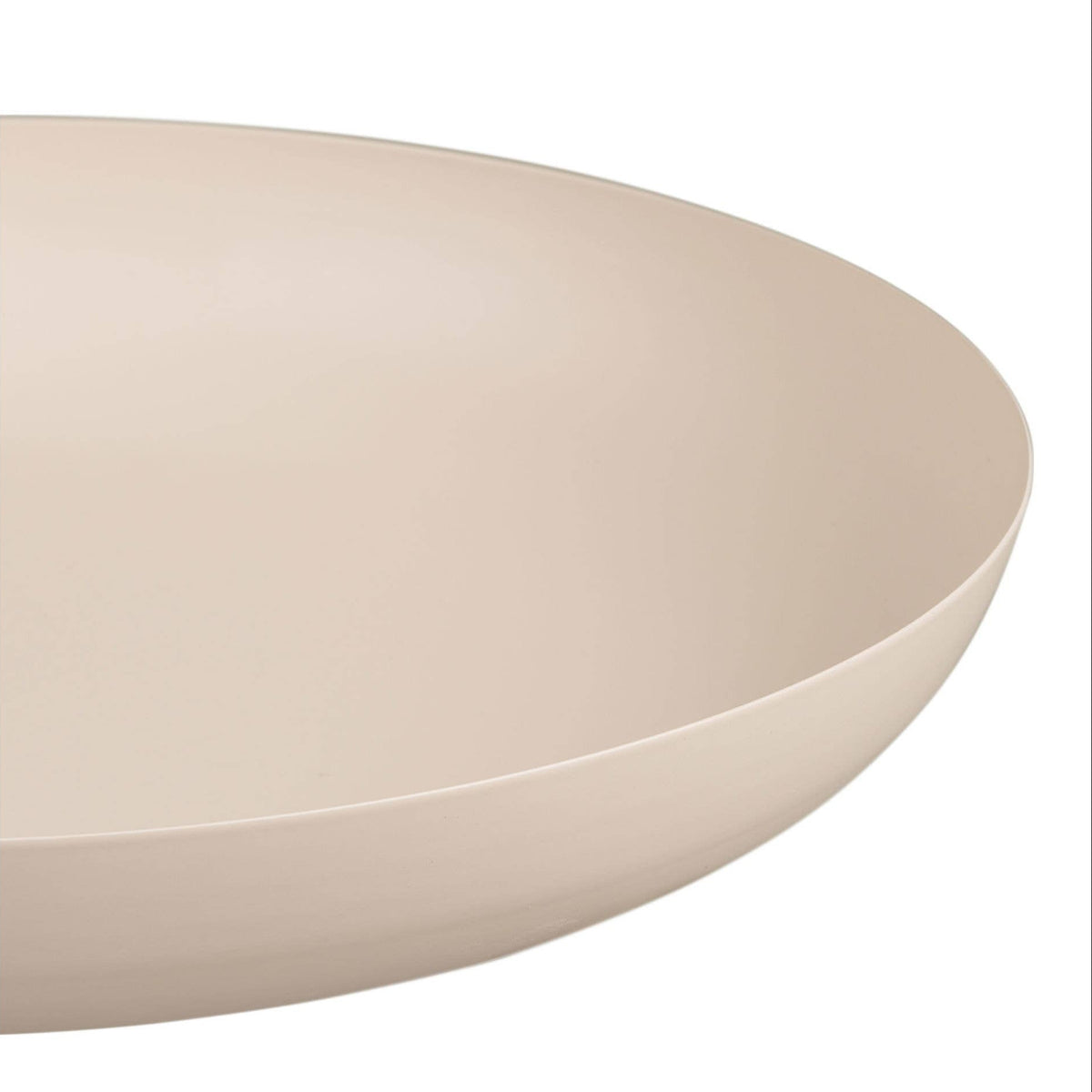 Dekoschale aus Metall, Ø 30, in Beige