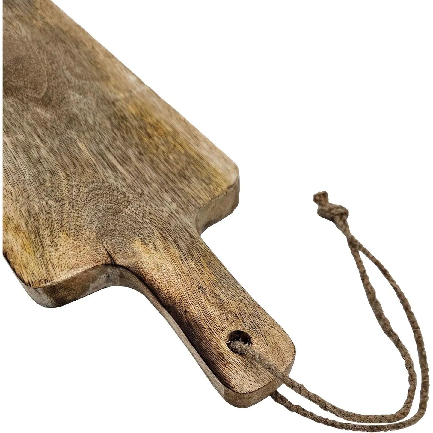 Schneidebrett Holz Mangoholz HERZ Küchenbrett Brotschneidebrett Holzbrett 50 cm