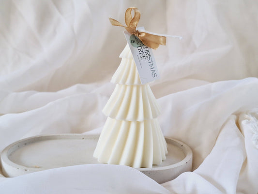 Weihnachts-Sojawachskerze Weihnachtsbaum ACHTUNG: B-Ware mit kleinen Macken