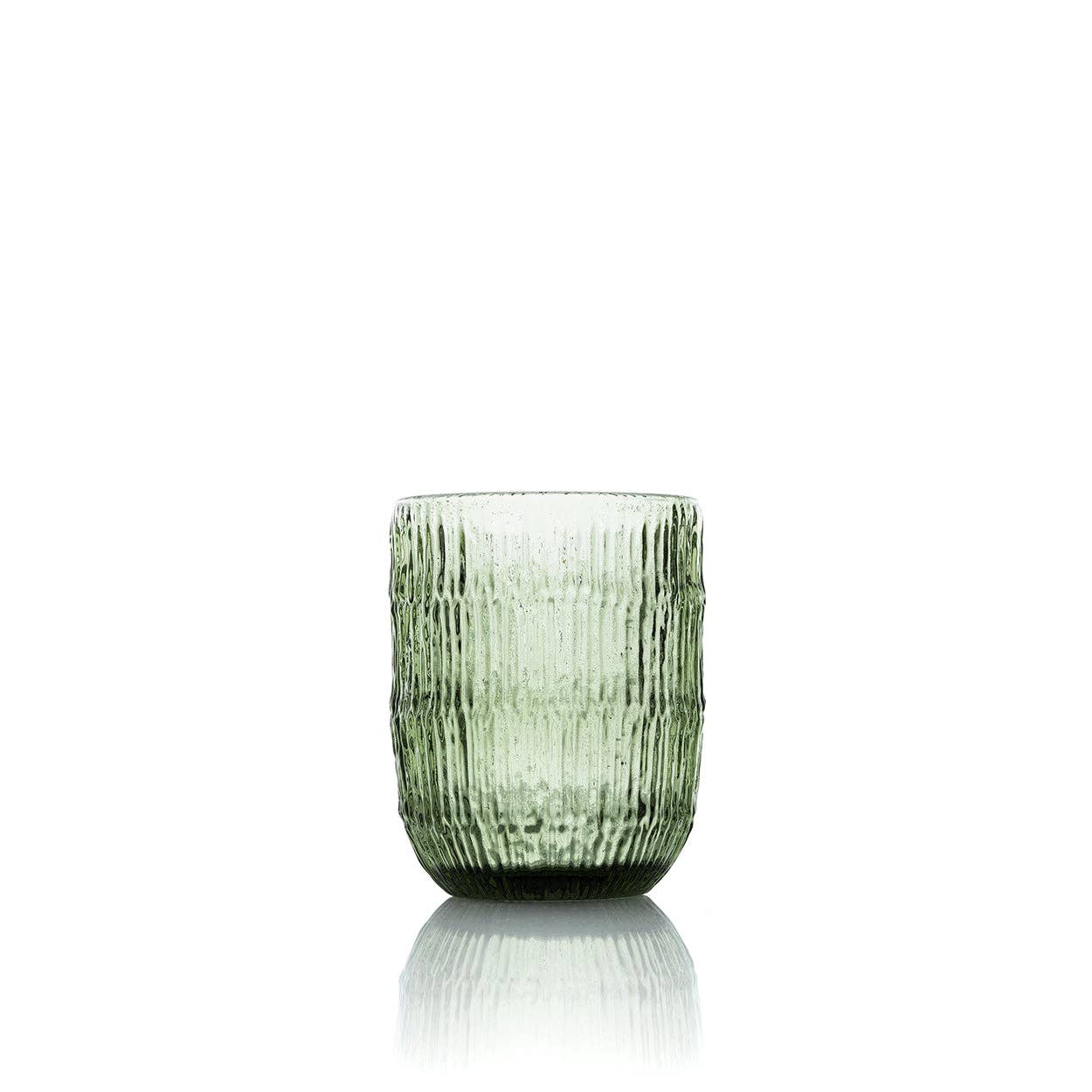Das Moss Ripple Wasserglas - Grün