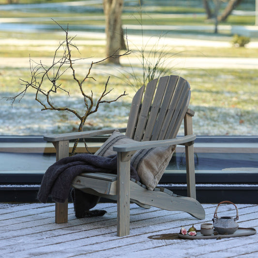 Adirondack-Gartenstuhl Grau