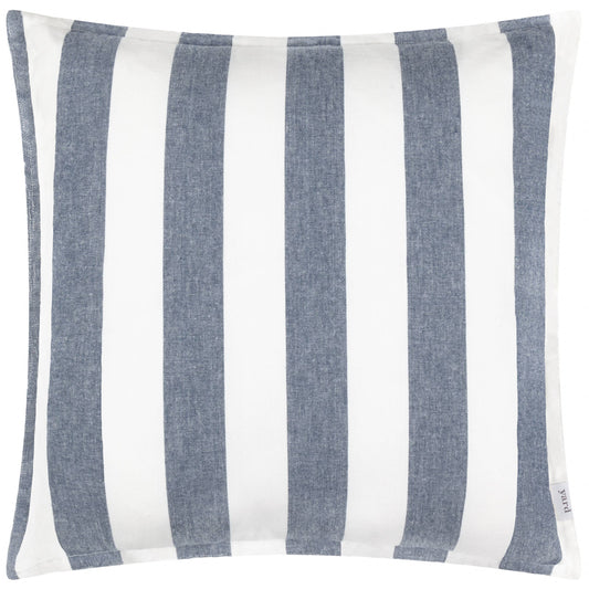 Hayle Outdoor-Kissen Navy gestreift – 50 × 50 cm