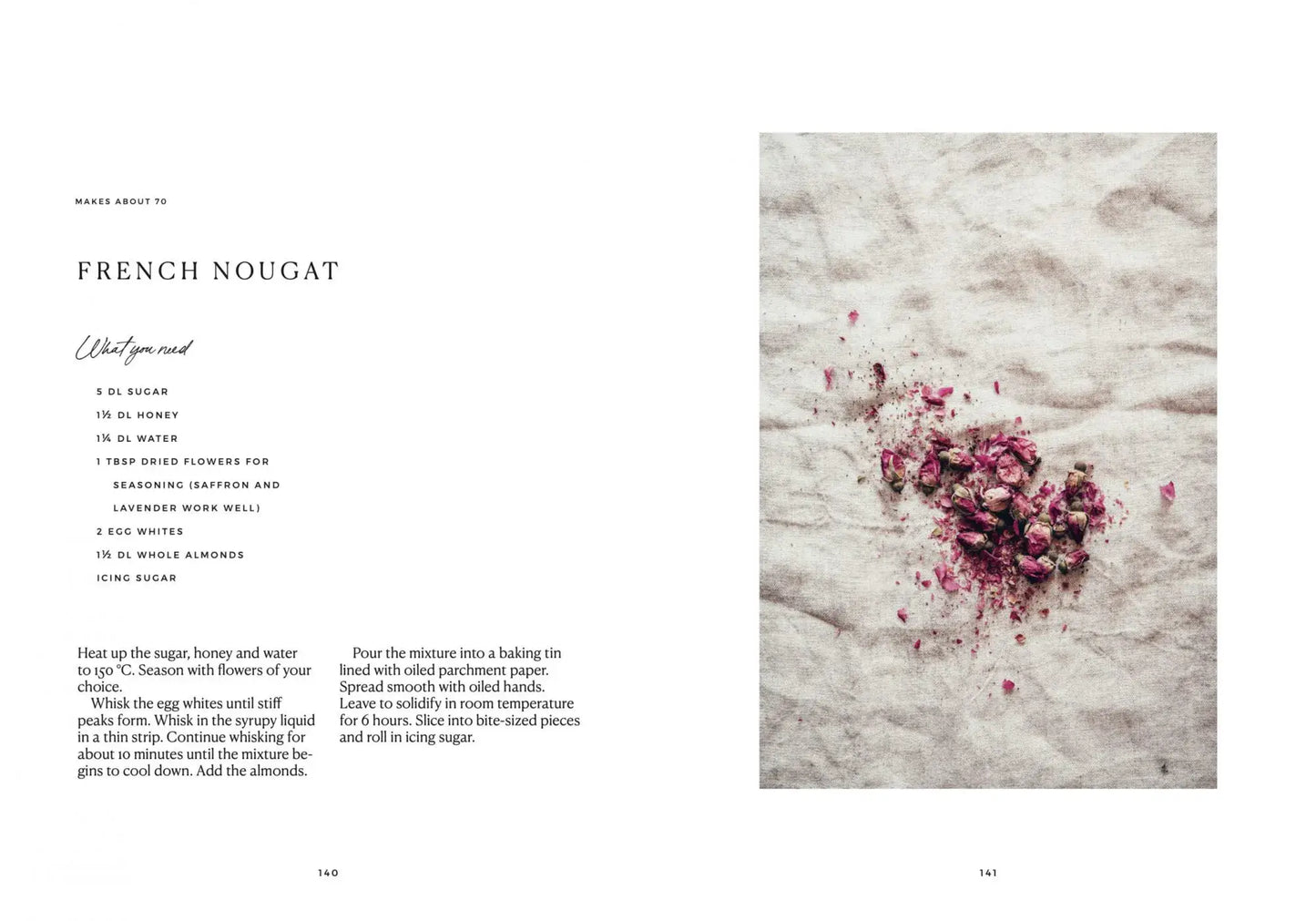 Blumen auf einem Teller