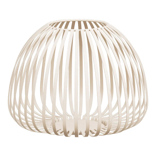 Laterne Stoense aus Metall, Ø 25 × 20 cm, in Beige