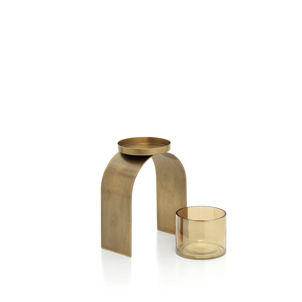 Der Bow Glow T-Licht-Halter - Gold - SET/2