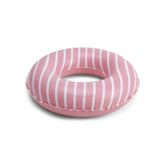 Schwimmring Rosa/Weiß gestreift – Zuckerdonut Design Ø 55 cm