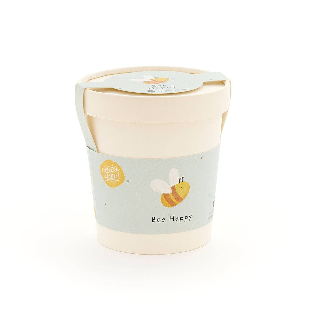 Bee Happy – Saatgut Becher für Mensch & Biene
