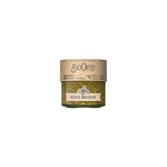 Bio-Basilikum-Pesto 180g – traditionell & aromatisch
