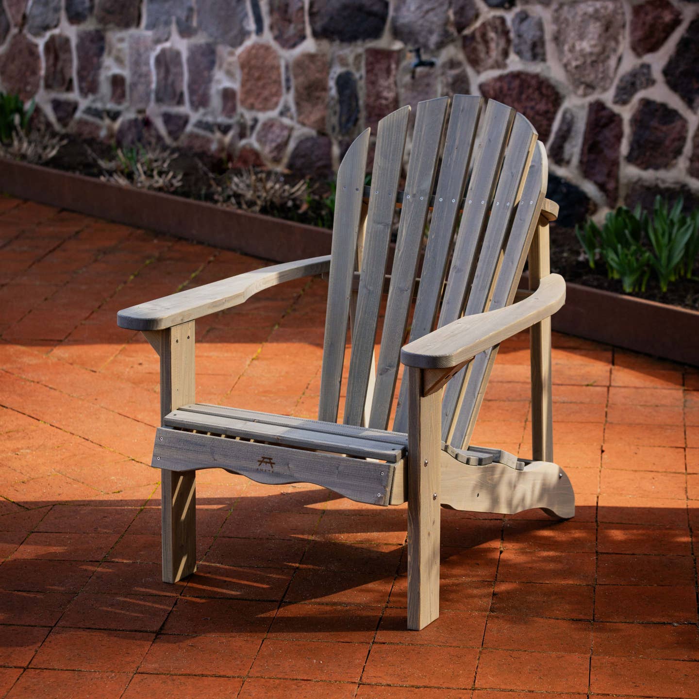 Adirondack-Gartenstuhl Grau