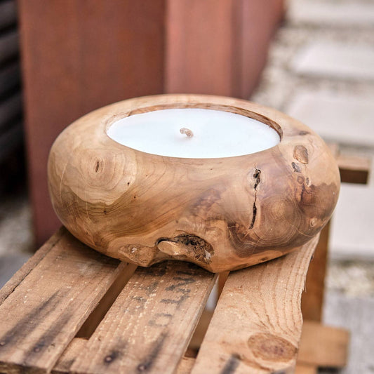 Outdoor Candle Capetown Wood – Medium