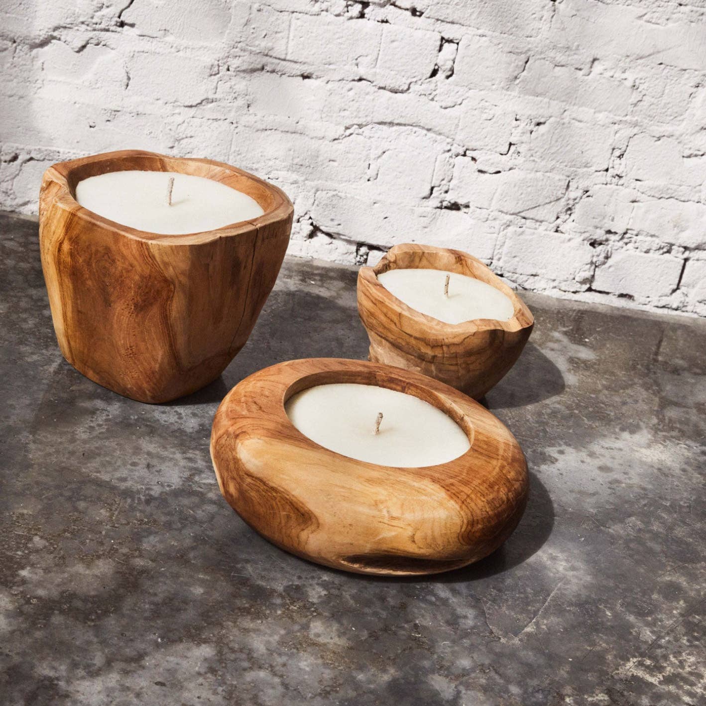 Outdoor Candle Capetown Wood – Medium