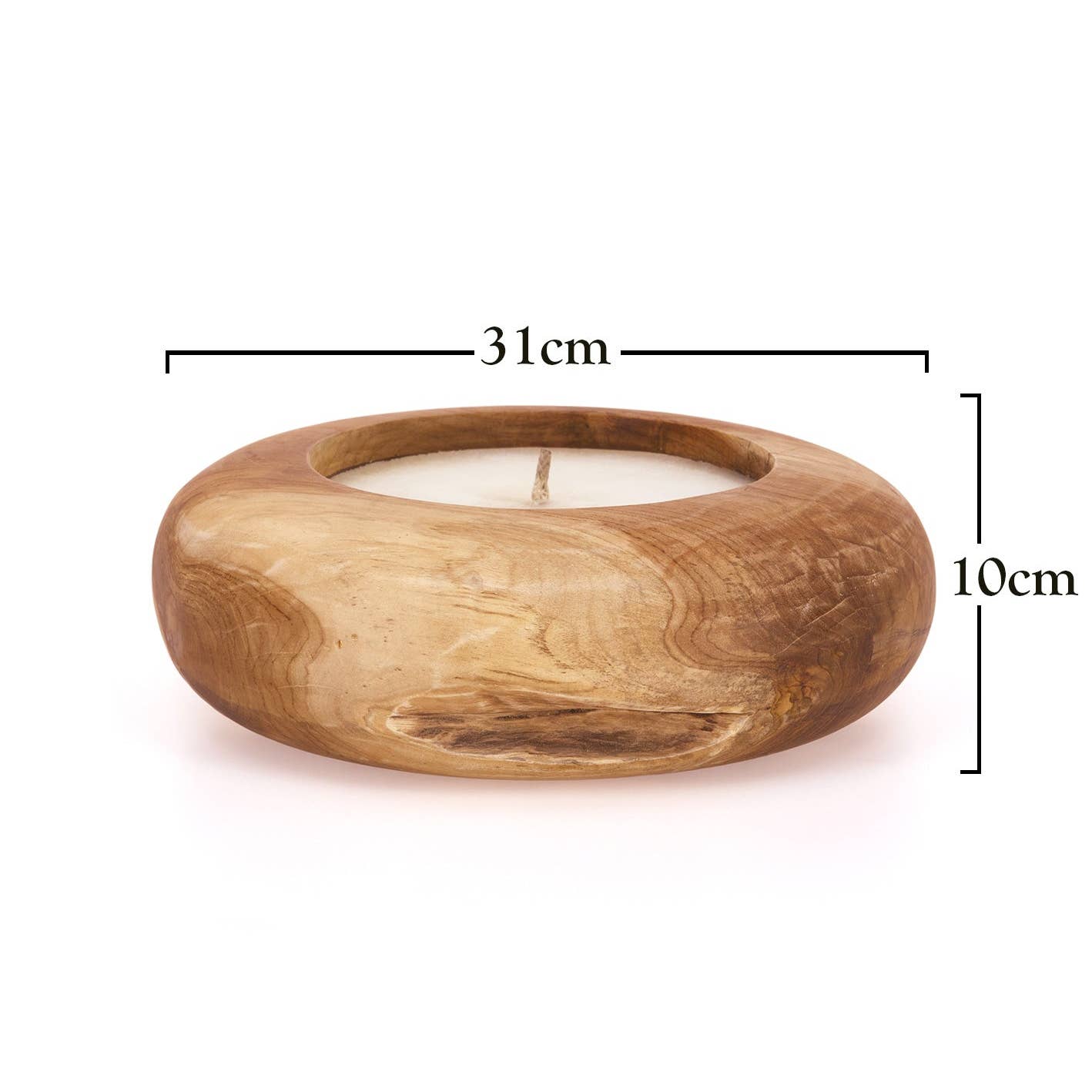 Outdoor Candle Capetown Wood – Medium