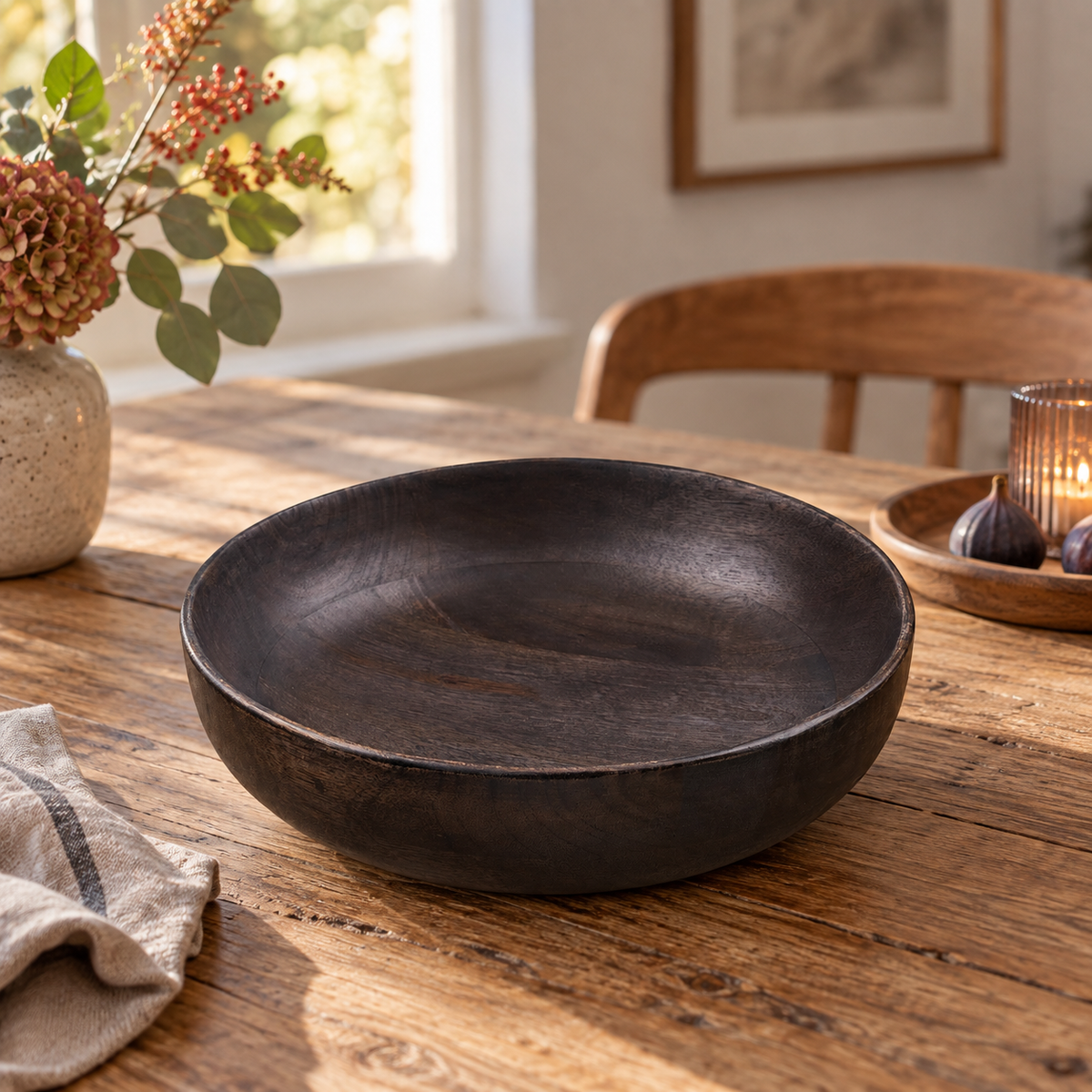 Schale Kullu Bowl aus Mangoholz, Ø 26,5 cm