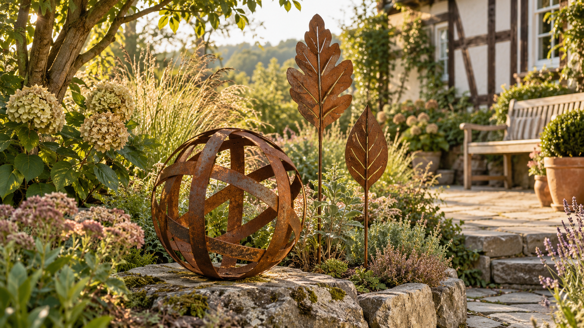 Rostdeko – Zeitloser Charme für Garten & Terrasse