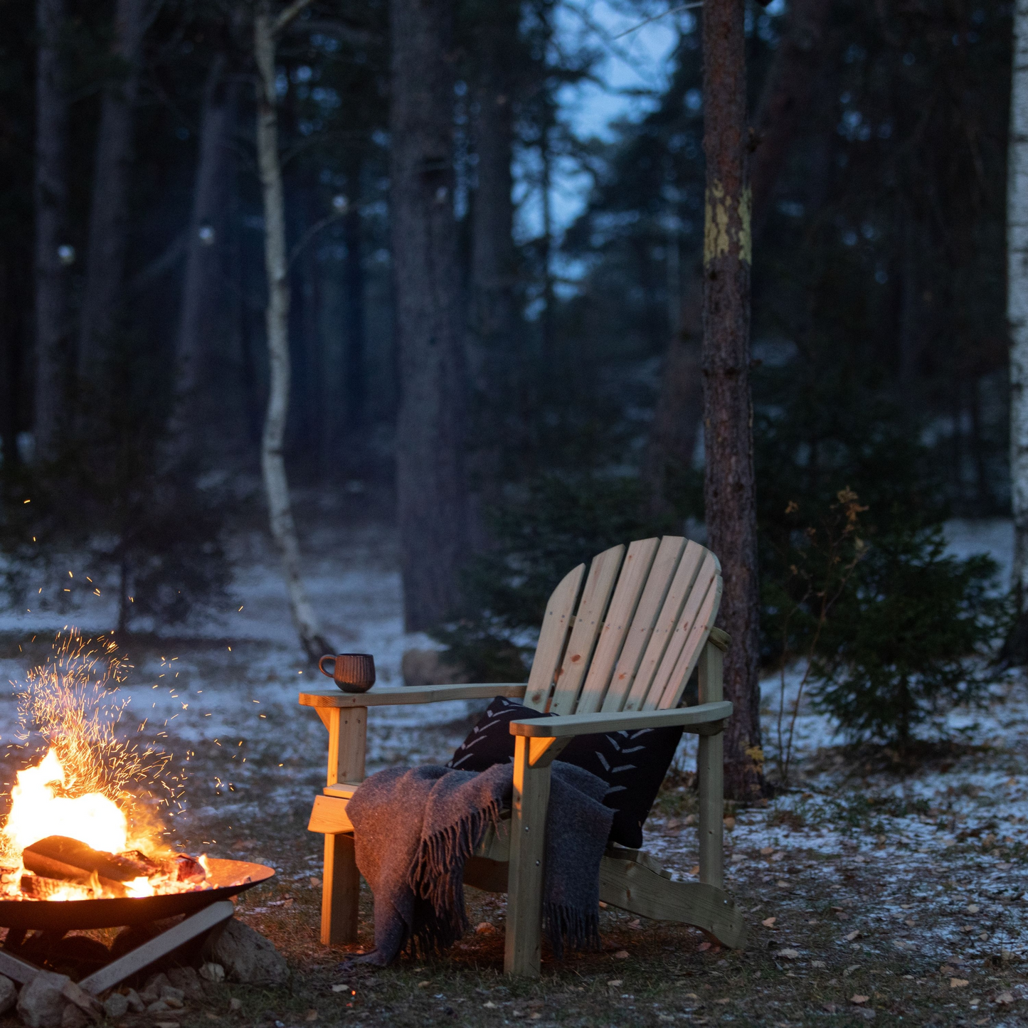 Adirondack-Gartenstuhl Natur