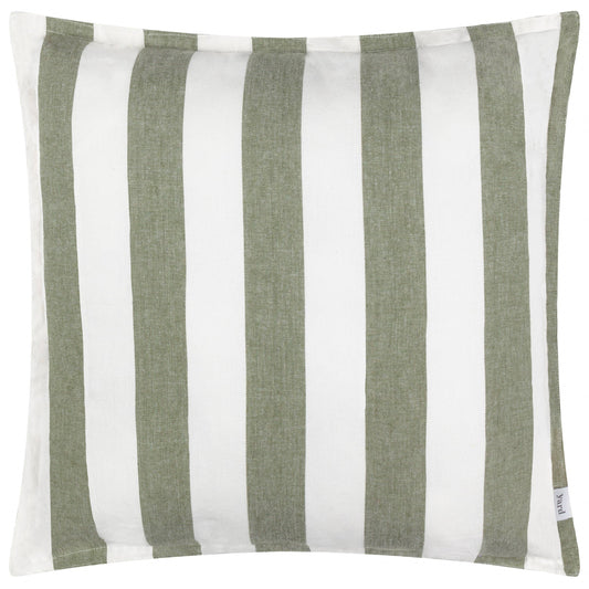 Hayle Outdoor-Kissen grün gestreift – 50 × 50 cm