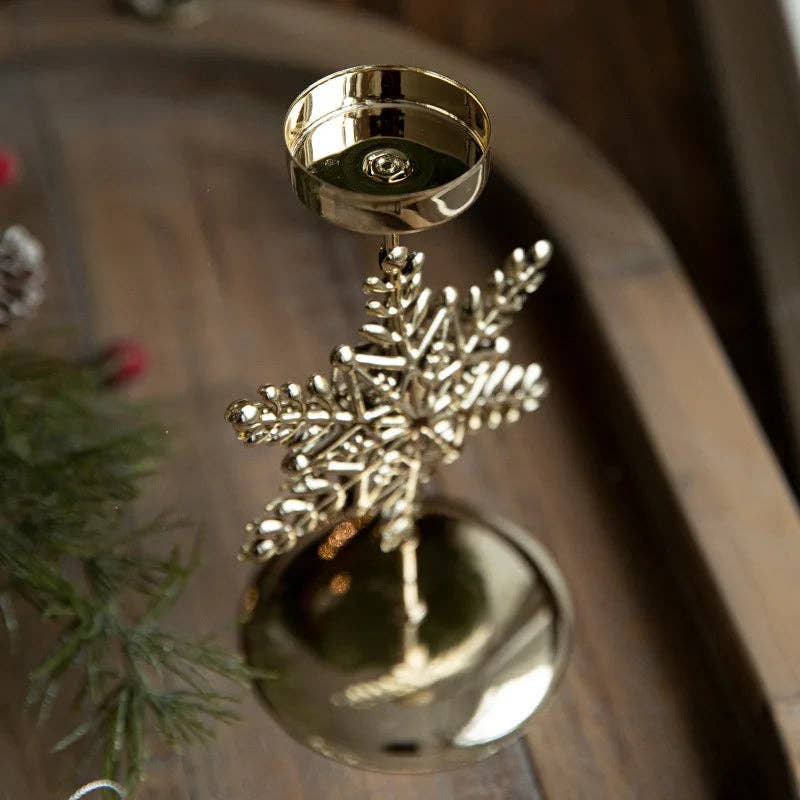 Eiserne Weihnachtskerzenhalter: Eight-pointed star