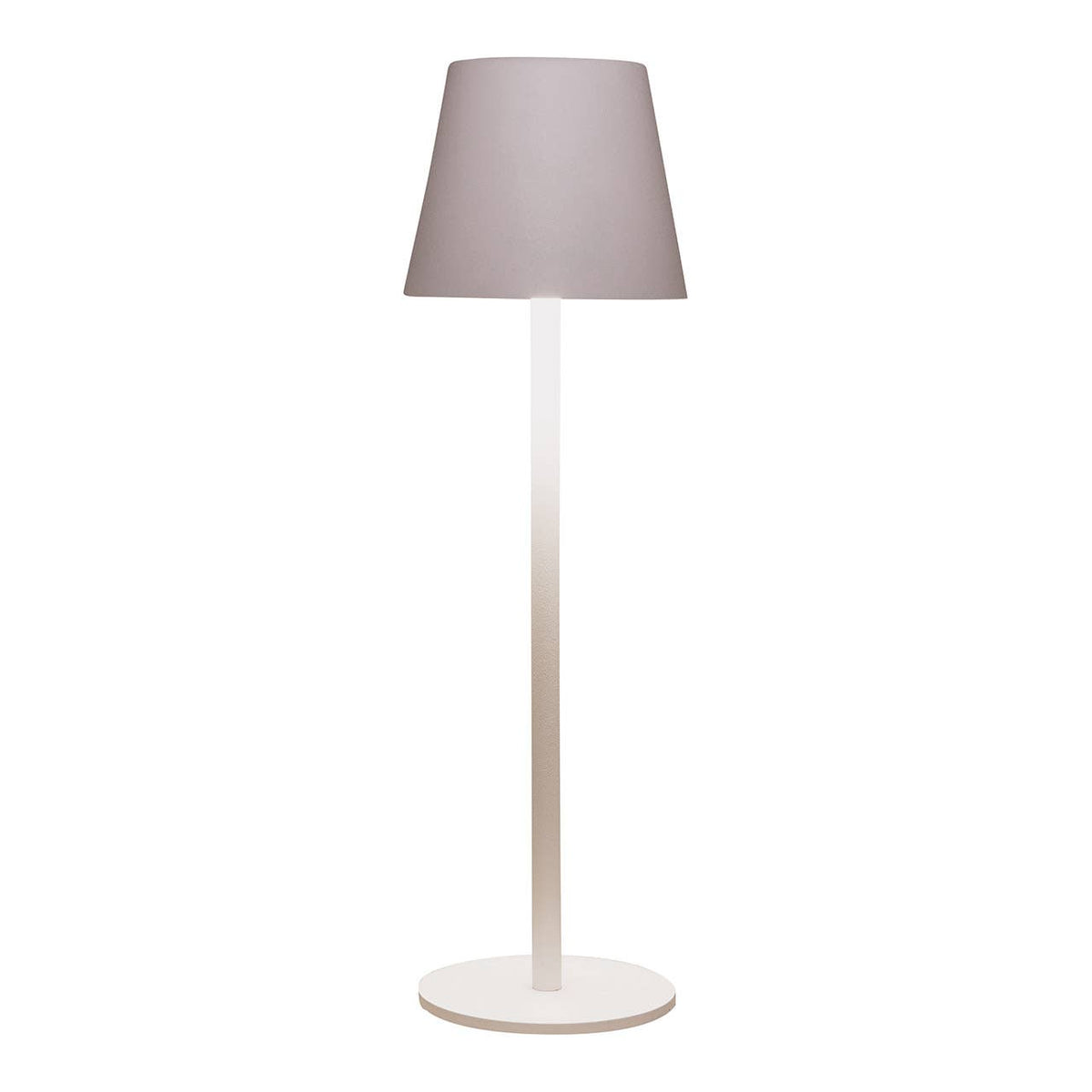 LED Tischlampe aus Metall – mattweiß, dimmbar und mit Touch