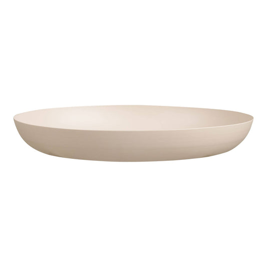 Dekoschale aus Metall, Ø 30, in Beige