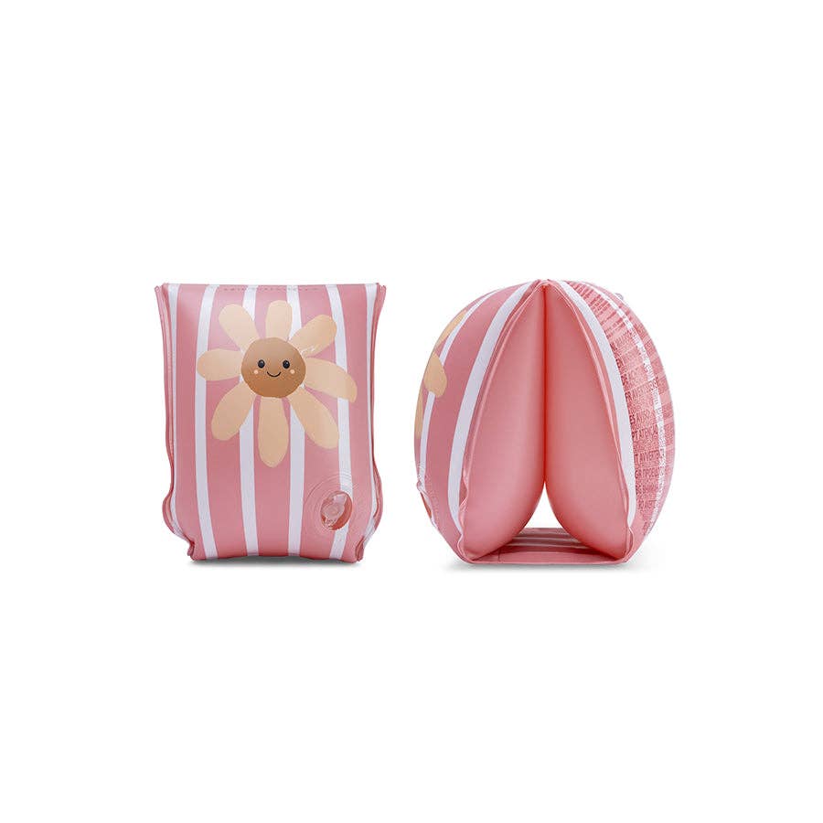 Schwimmflügel Rosa mit Gänseblümchen – 2 bis 6 Jahre