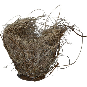 Nest-Pflanztöpfe aus Stroh – natürliche Osterdeko im 2er-Set