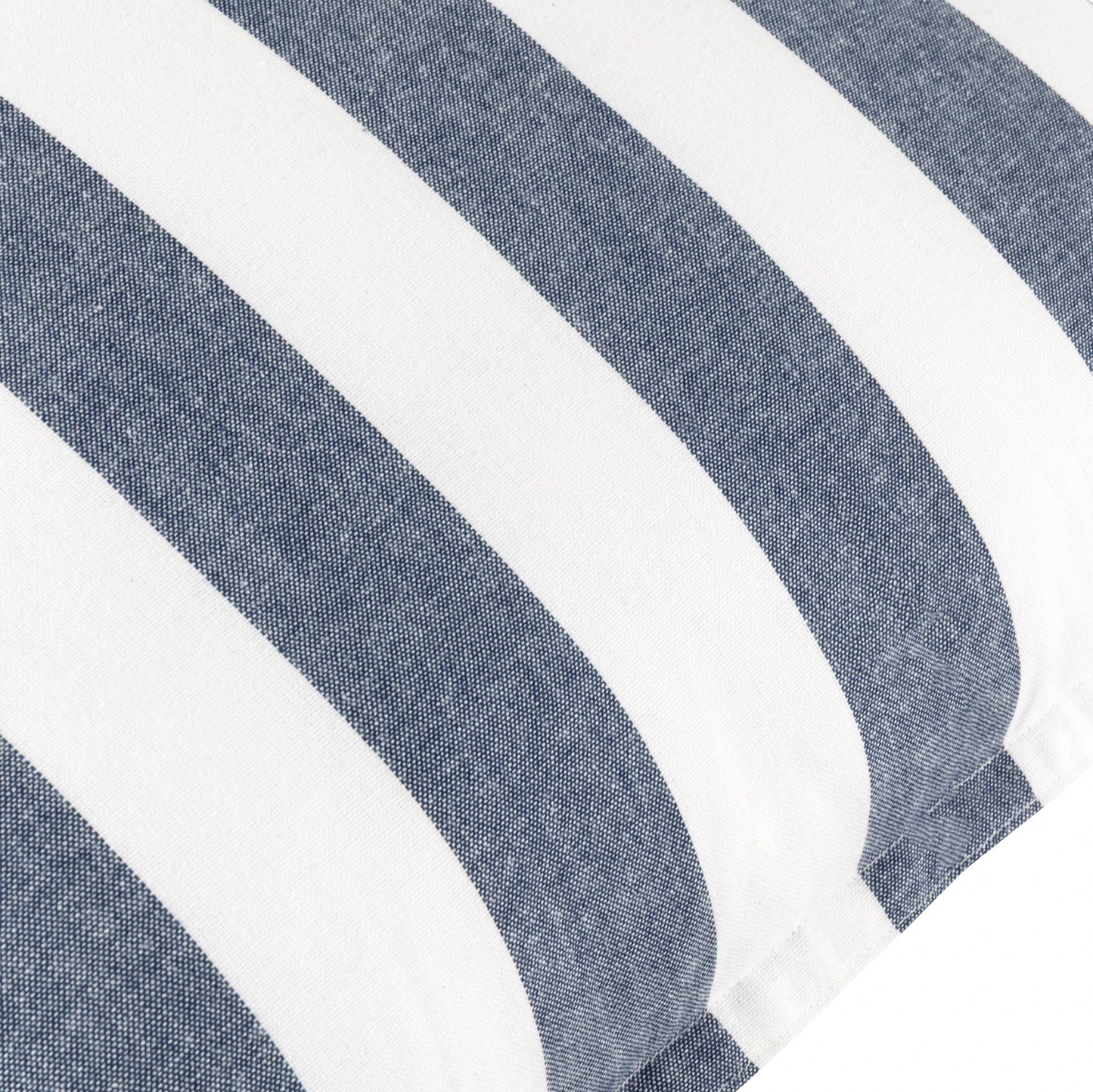 Hayle Outdoor-Kissen Navy gestreift – 50 × 50 cm