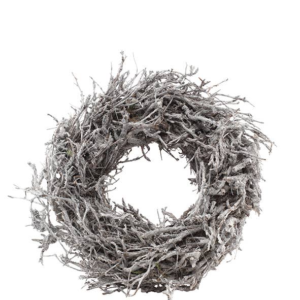 Natur Kranz Jaron, D35cm, H8cm, Innen D14cm, Frost