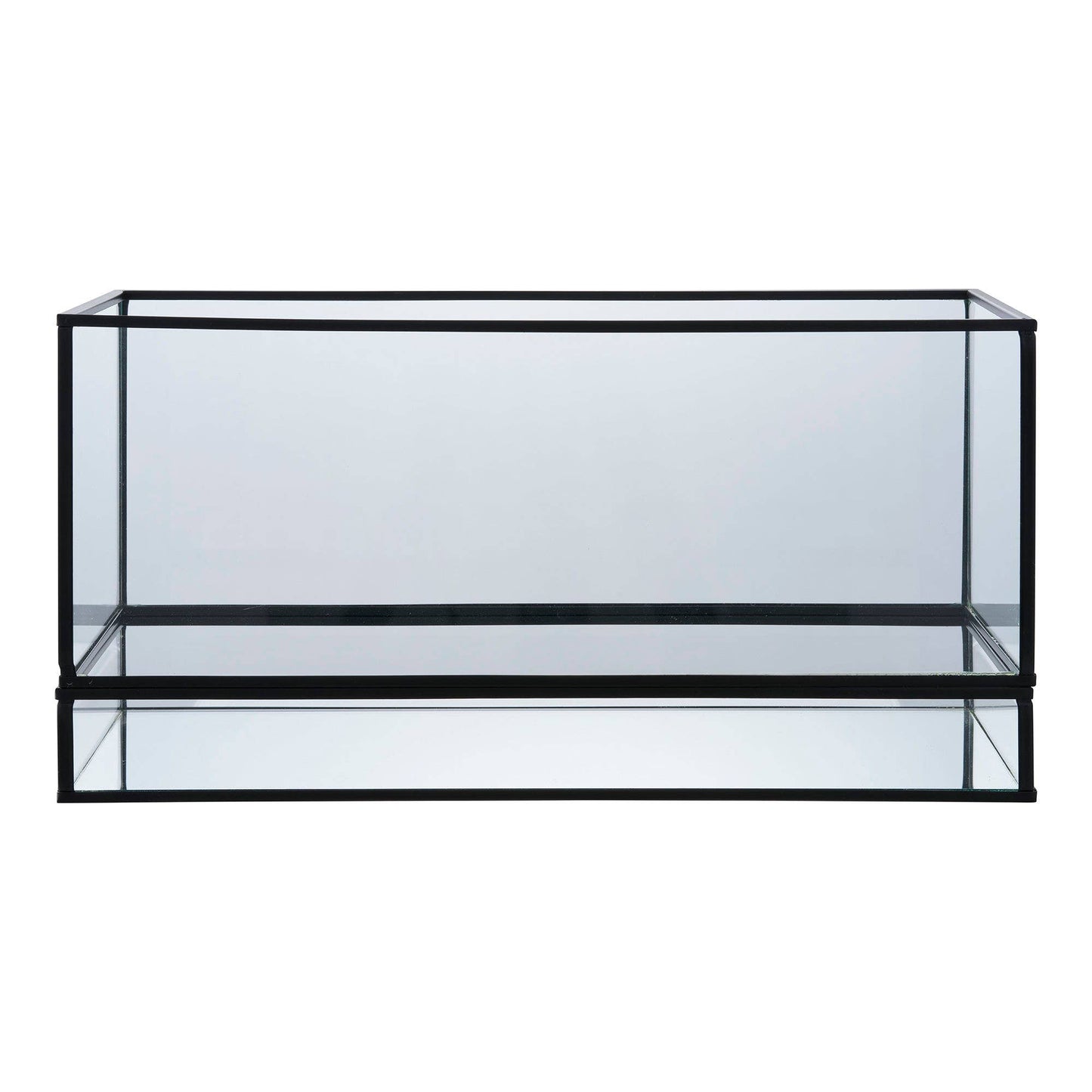 Hurricane Kerzenhalter Schwarz – Metall & Glas