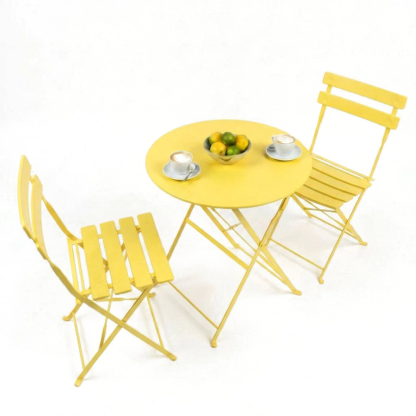 2-Sitzer Sussex Bistro-Set – rund: Marineblau