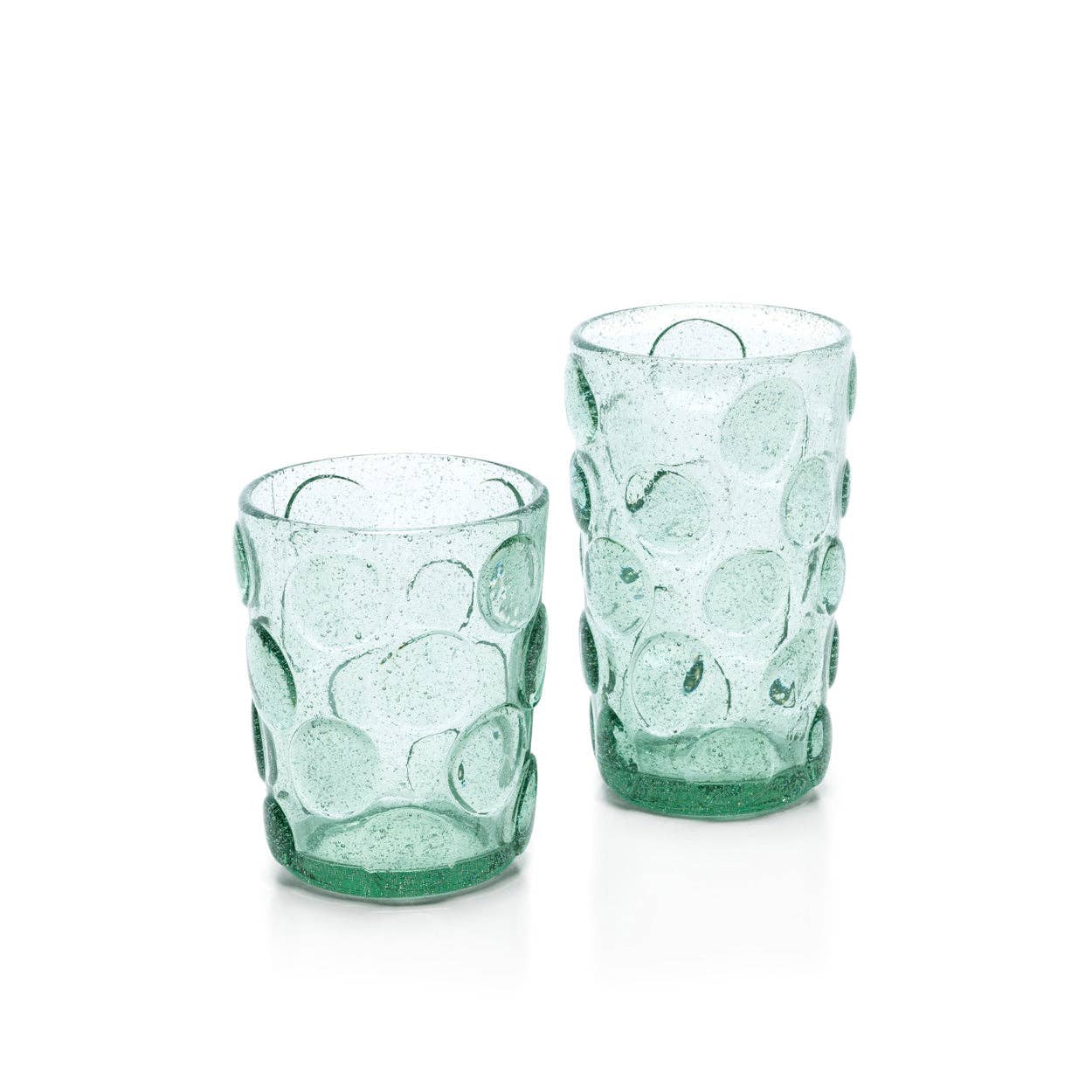 Das gefrostete Punkt-Wasserglas - Aqua