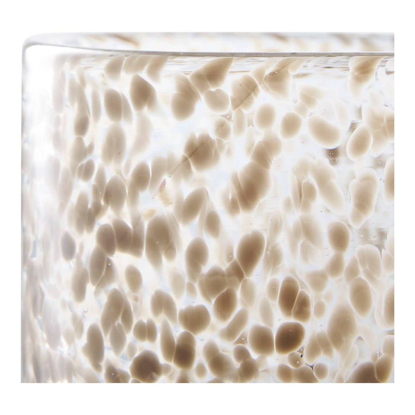 Kerzenhalter - Kerzenhalter. Glas. Braun ø12x12 cm