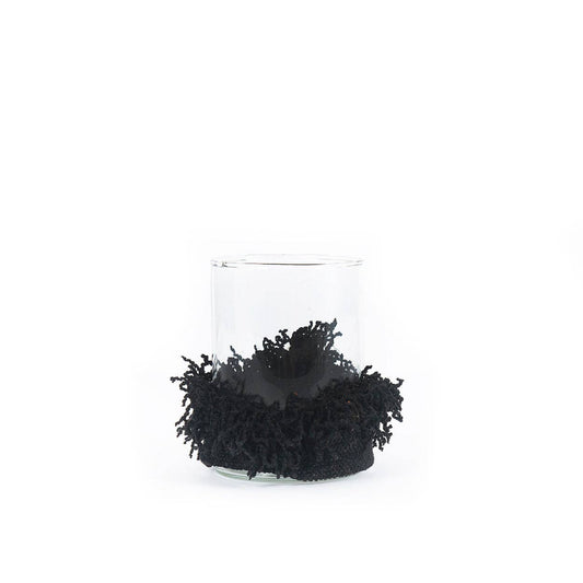Oh My Gee Kerzenhalter – schwarzer Samt – M