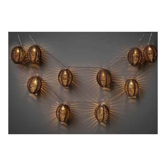 Carlisle LED Lichterkette - Natur / Schwarz