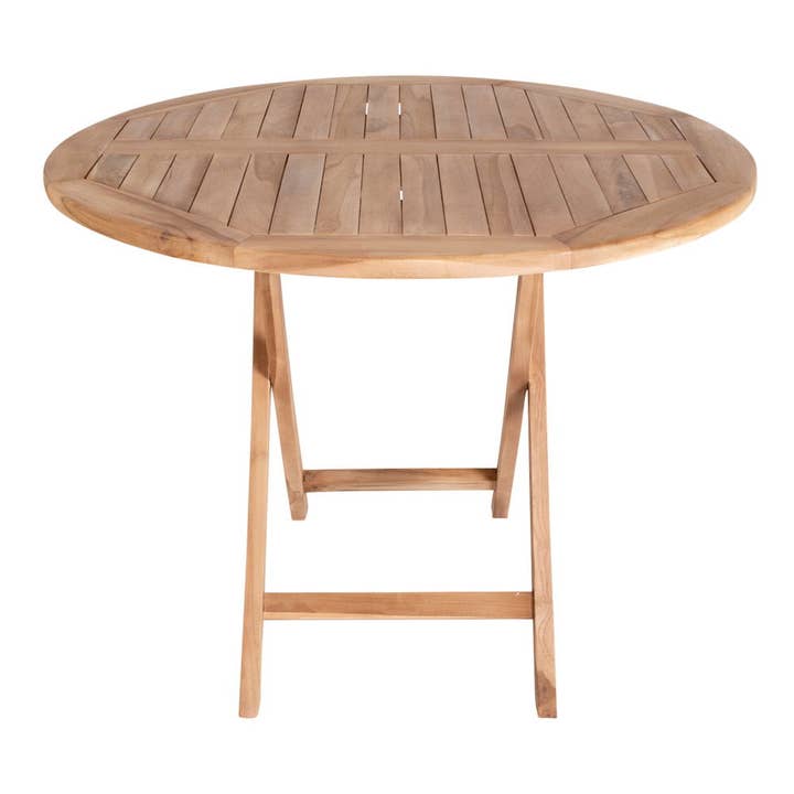 Oviedo Teak Esstisch - Esstisch aus Teak Ø100x75cm