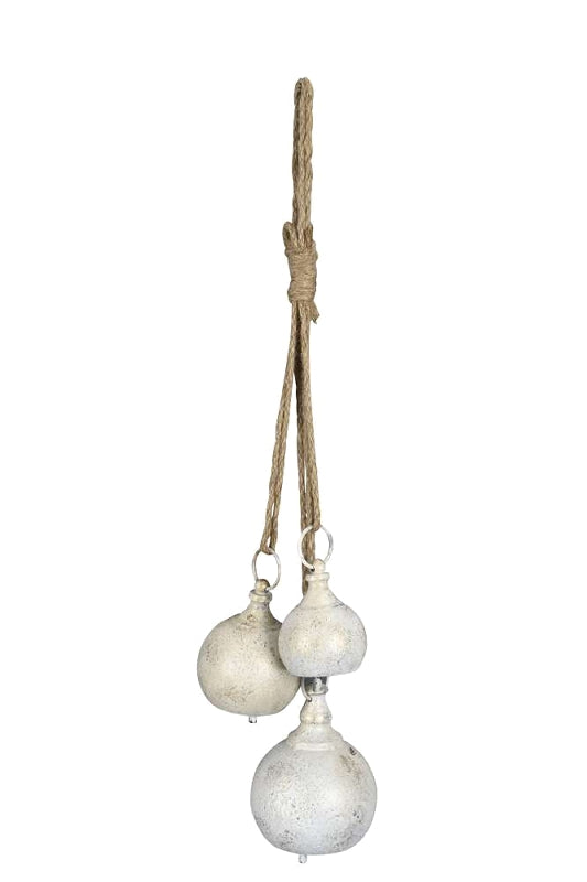 Glockenbündel aus Eisen, in Creme-Gold