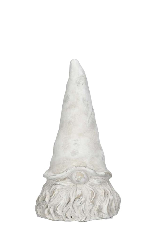 2er Set Wichtel aus Zement, in Creme