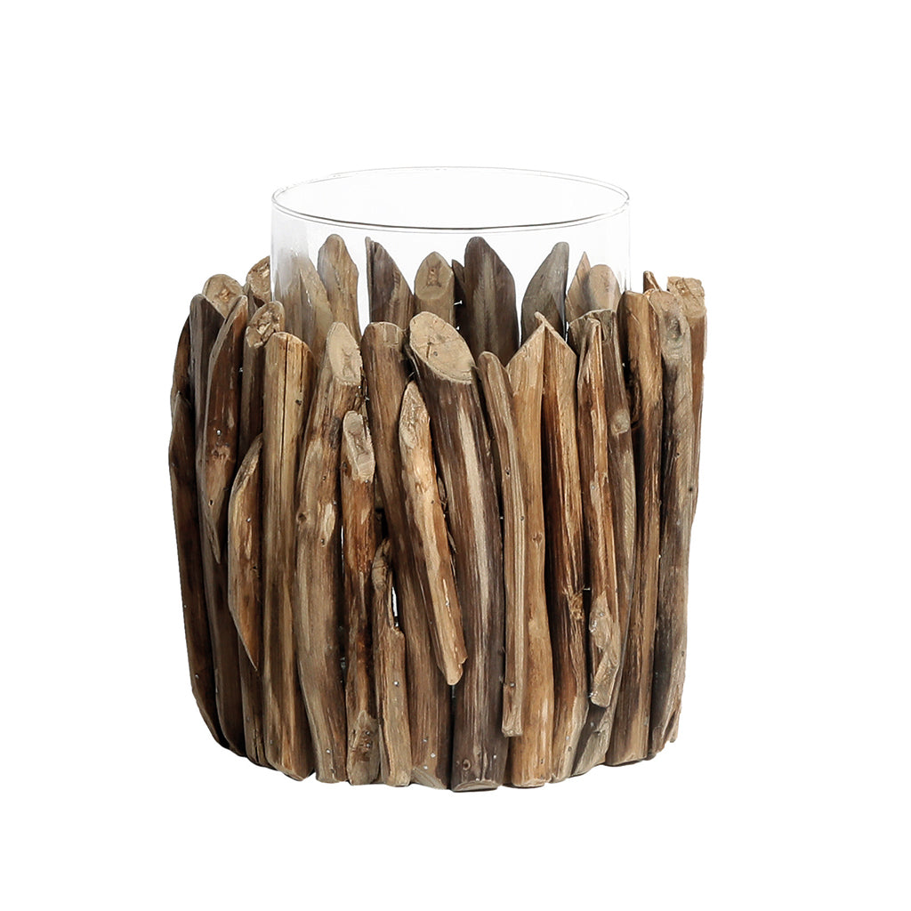 Windlicht Teak Lagoon – 2er-Set