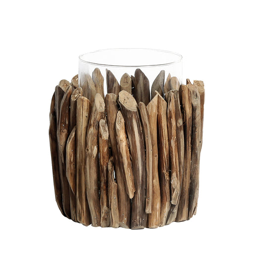 Windlicht Teak Lagoon – 2er-Set
