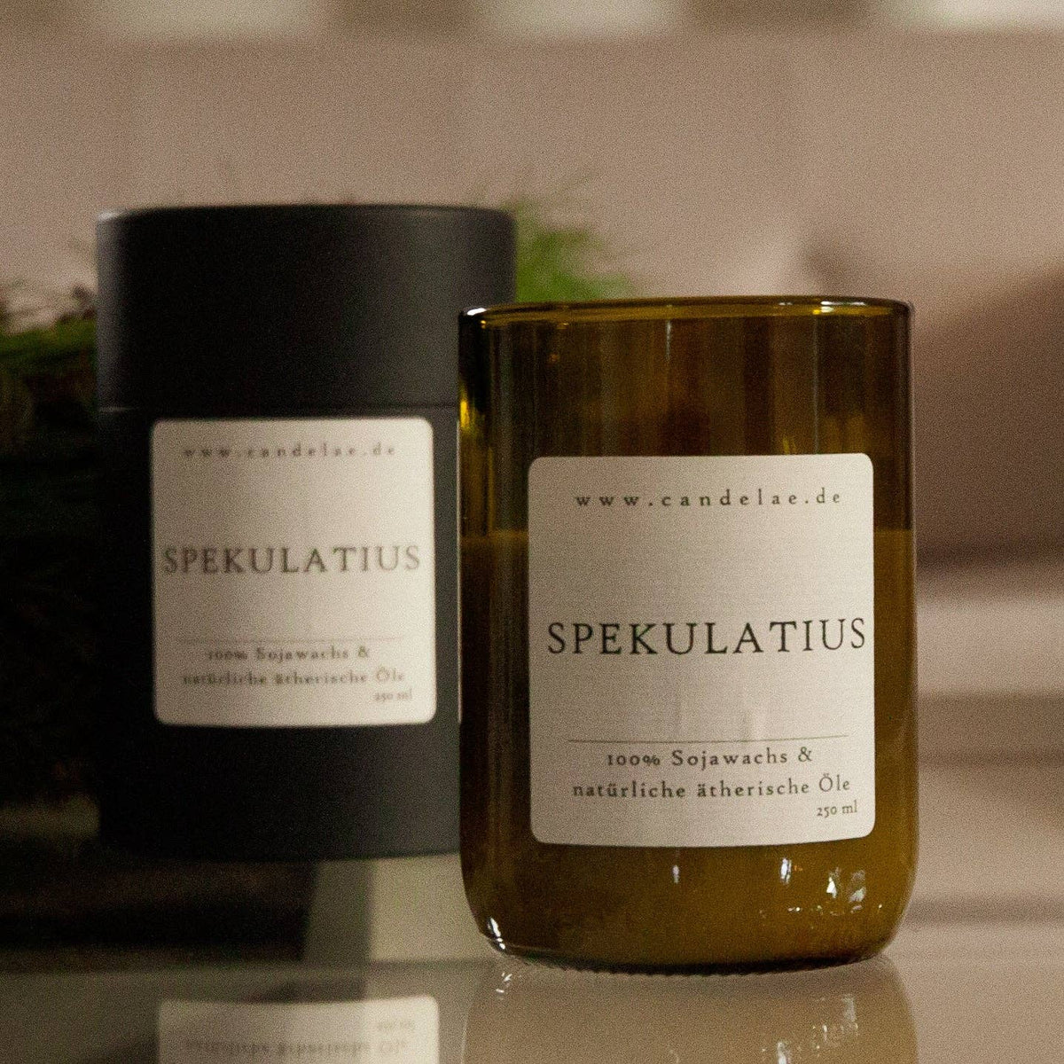 Spekulatius Duftkerze, Sojawachs, 250 ml, winterlich-würzig