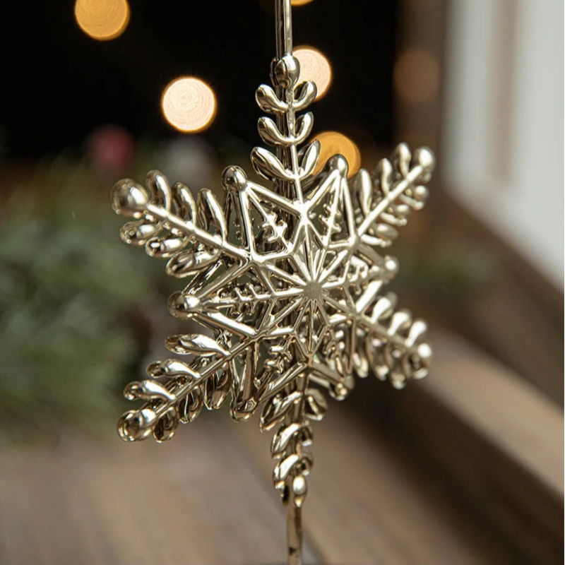 Eiserne Weihnachtskerzenhalter: Eight-pointed star