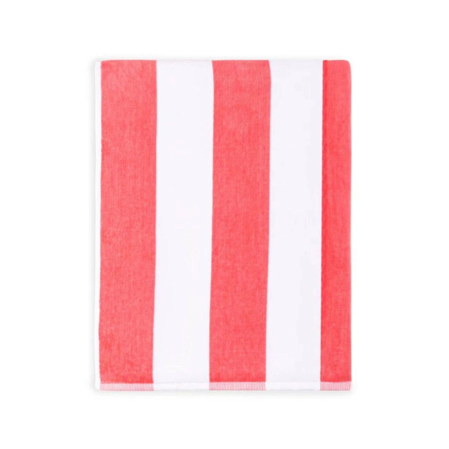 Strandtuch Gibalta Pink gestreift – 100 × 180 cm
