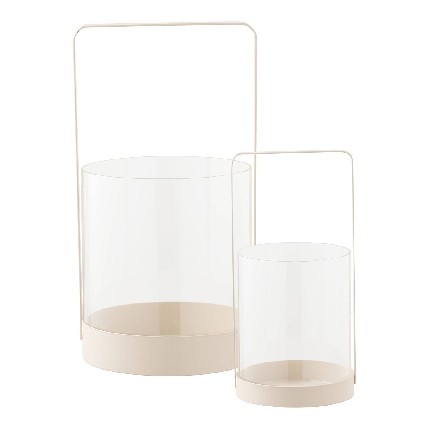 Hurrikan-Kerzenhalter - Beige