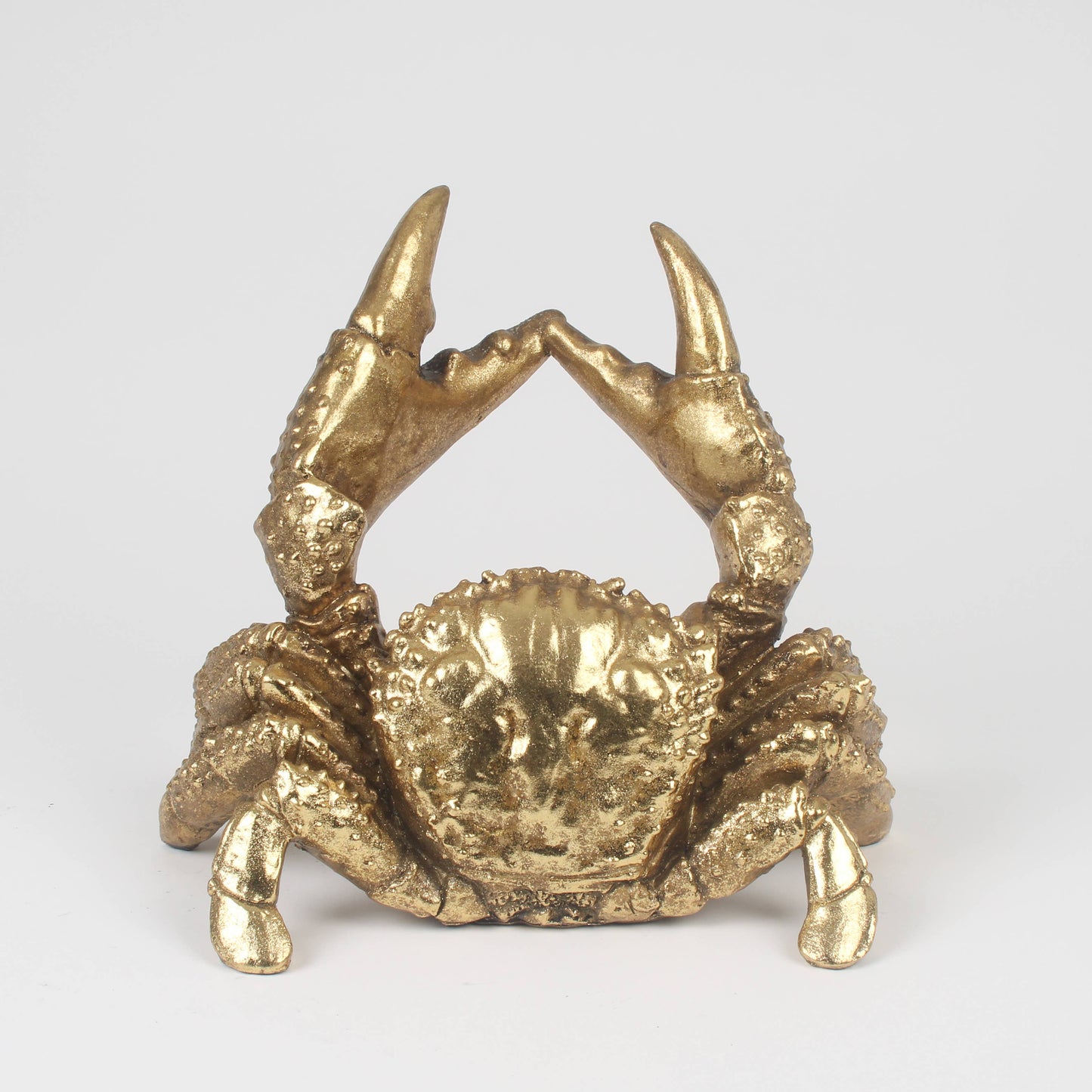 Goldener Krabben-Weinflaschenhalter