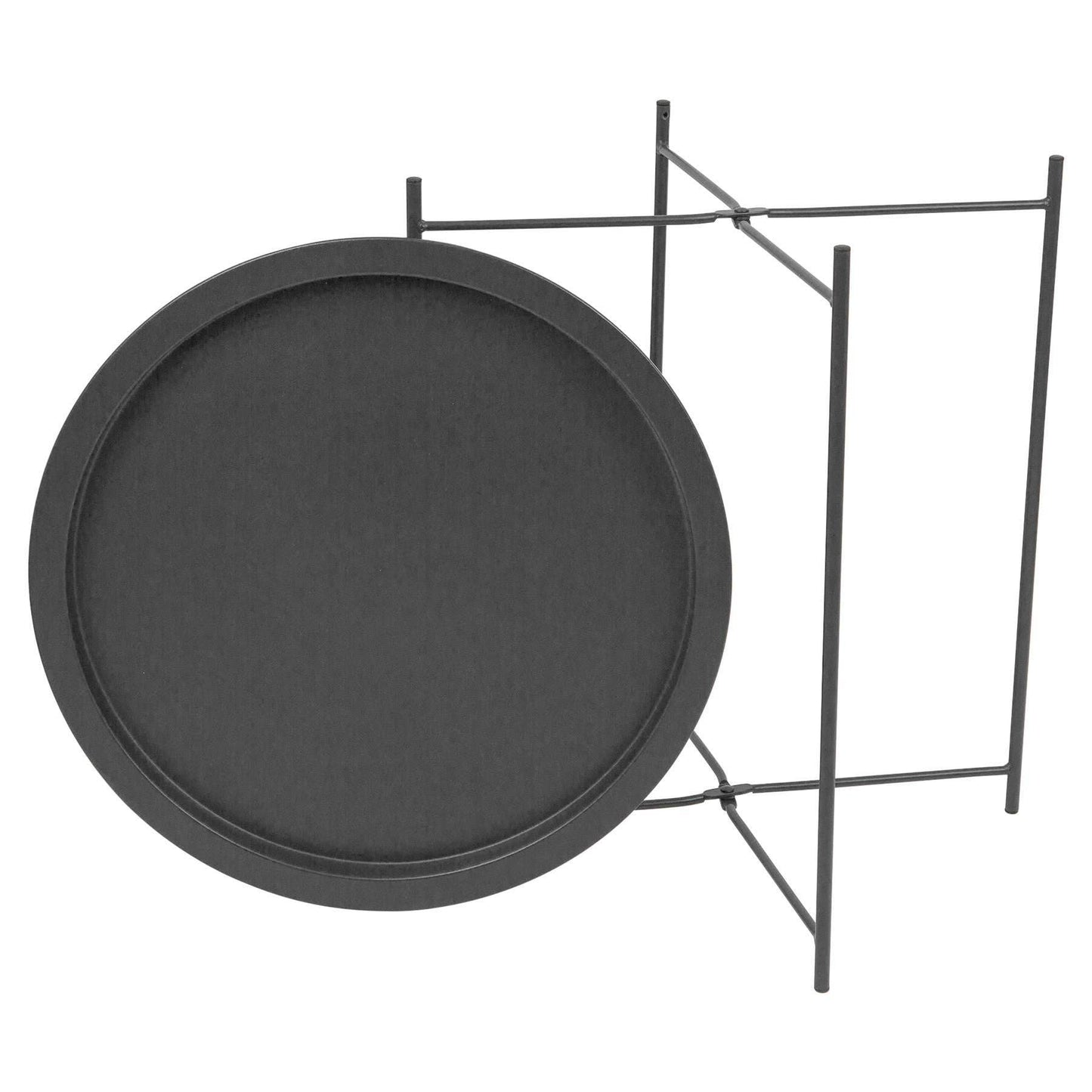 Runder Tabletttisch aus Stahl – von Harbour Housewares