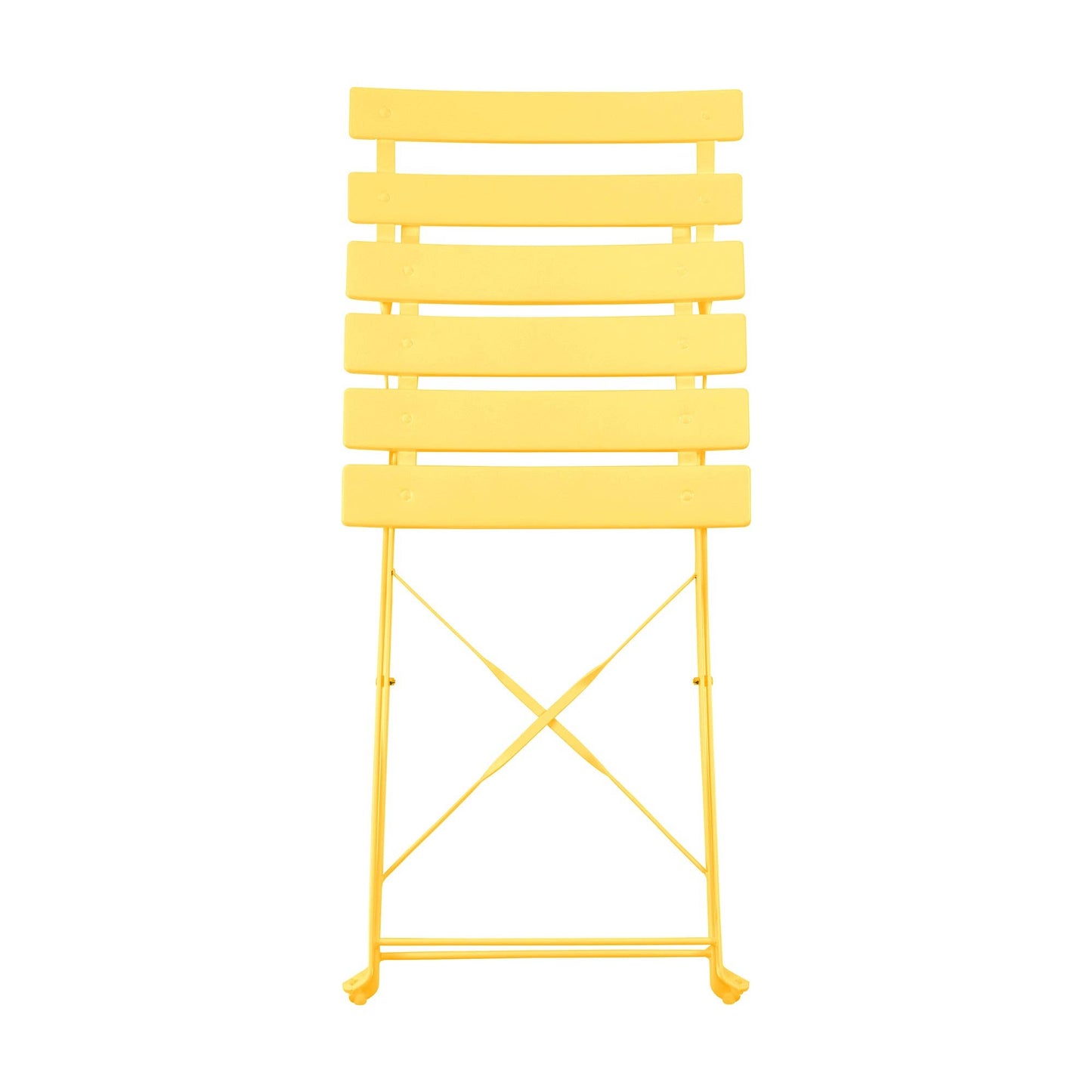 2-Sitzer Sussex Bistro-Set – rund: Gelb