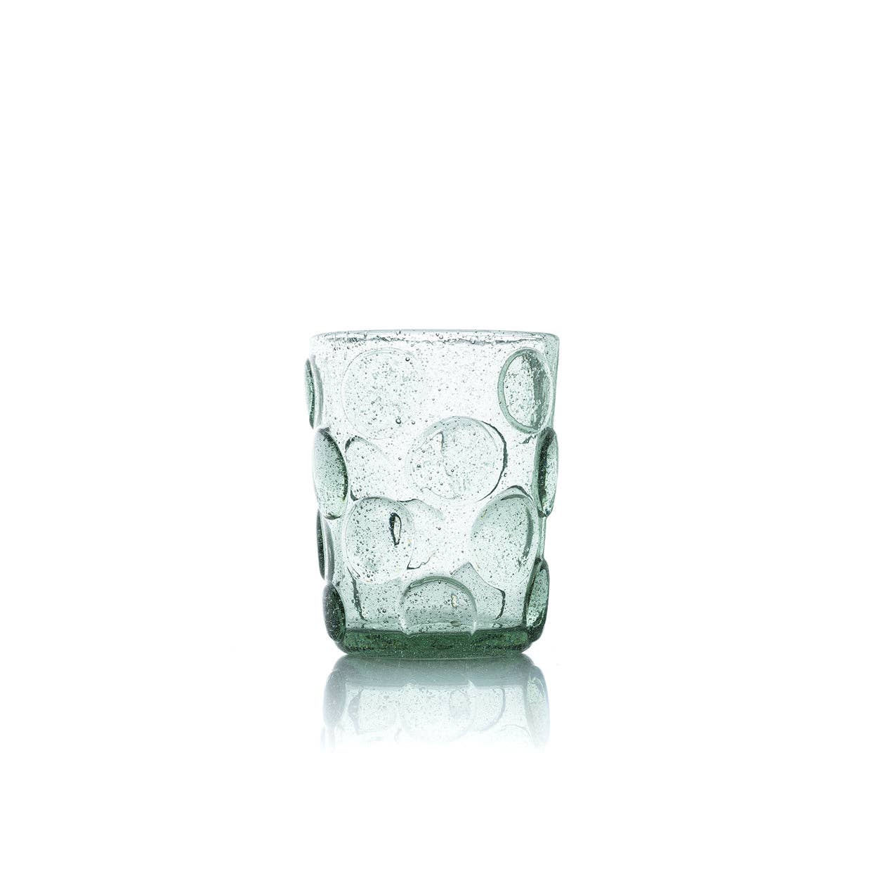 Das gefrostete Punkt-Wasserglas - Aqua